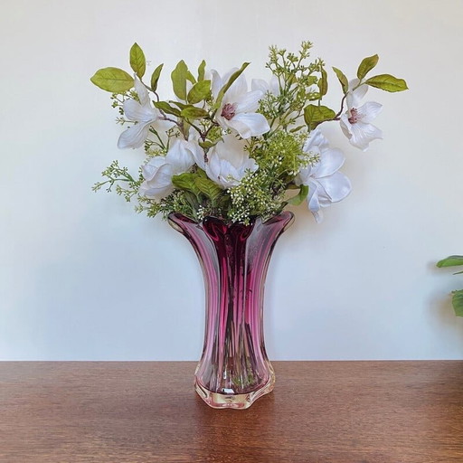 Altrosa Vase von Fratelli Toso