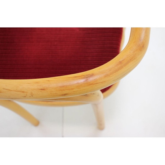 Image 1 of Mid Century Sessel aus Holz und Stoff von Ton, Tschechoslowakei 1992