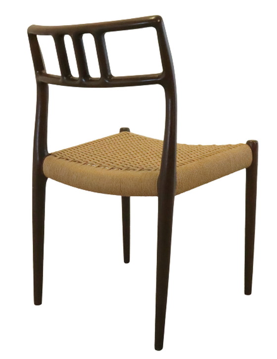 Image 1 of Niels O Moller Modell 79 Esszimmerstuhl Stuhl Vintage Papierkordel