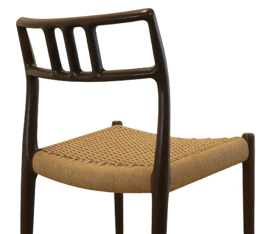 Image 1 of Niels O Moller Modell 79 Esszimmerstuhl Stuhl Vintage Papierkordel