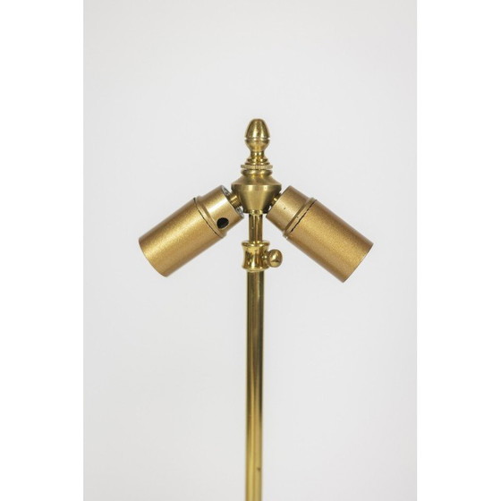 Image 1 of Paar alte Lampen aus Pariser Porzellan und Bronze, Frankreich 1850