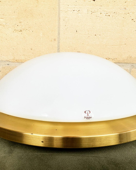 Image 1 of Vintage Wand-/Wandlampe von Peill en Putzler