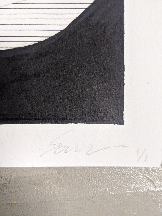 Image 1 of Blume | Samson & Bertje | Schwarz-Weiß-Design