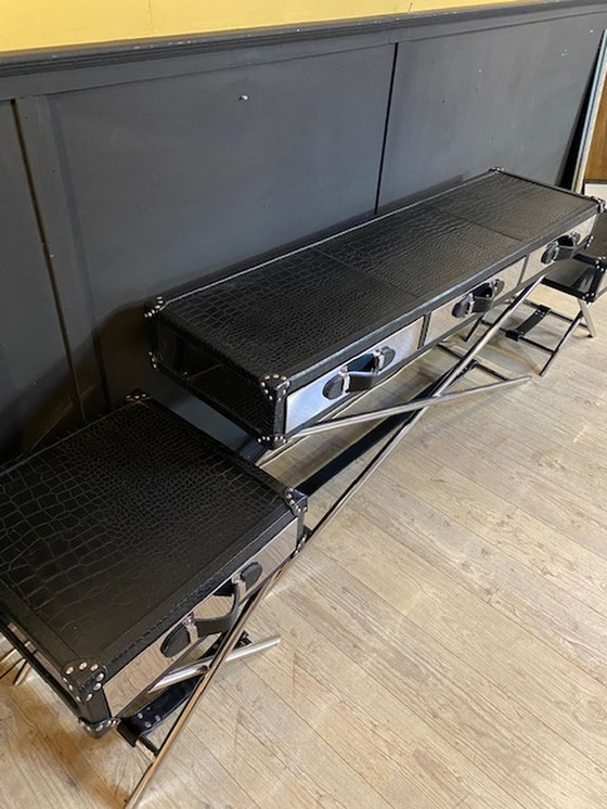 Image 1 of Flightcase Diga Colmore Set Beistelltisch + 2 Schränke