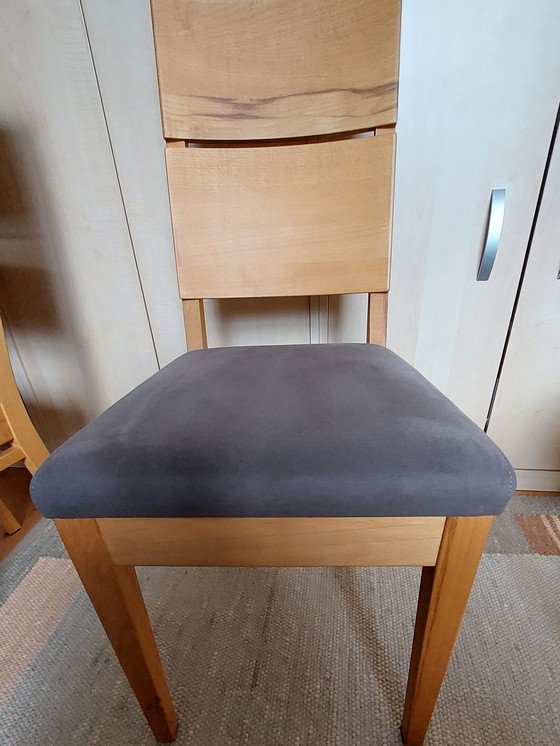 Image 1 of 8x Stühle aus Kernbuche von Göhring