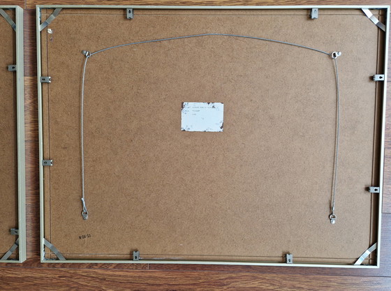 Image 1 of 2 signierte Aquarelle des Rotterdamer Künstlers Frans Bianchi