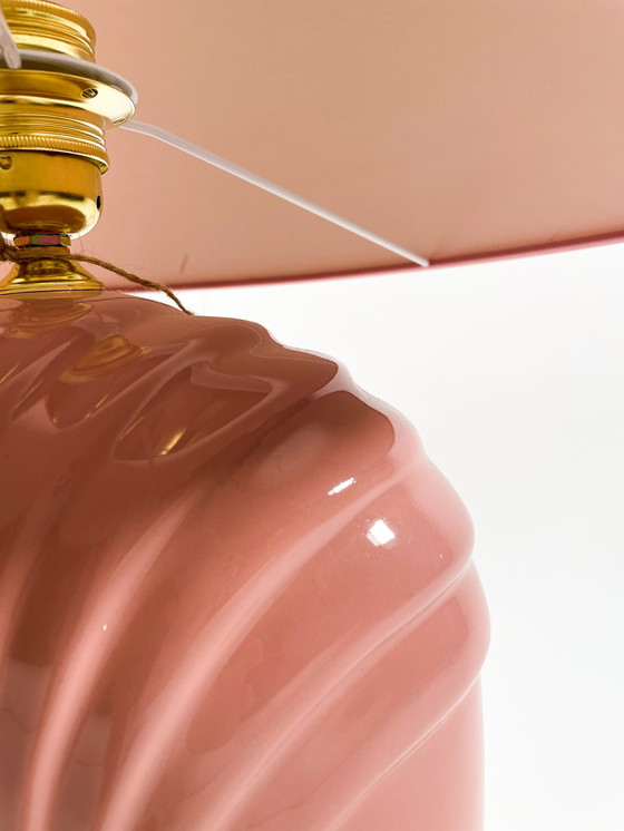 Image 1 of Hollywood Regency Rose Tischlampe