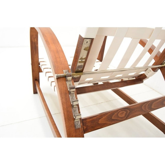 Image 1 of Verstellbarer Sessel im Art-déco-Stil von Jindrich Halabala, 1930er Jahre