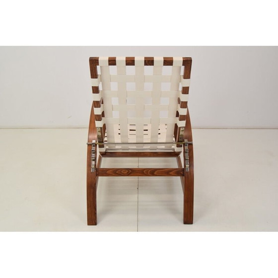 Image 1 of Verstellbarer Sessel im Art-déco-Stil von Jindrich Halabala, 1930er Jahre