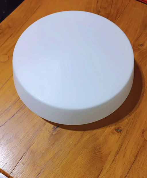 Vintage Bauhaus Opalin Plafondlampe