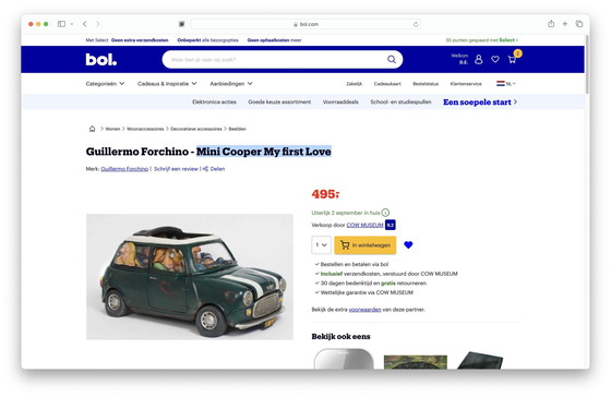 Image 1 of Guillermo Forchino - Mini Cooper Meine erste Liebe