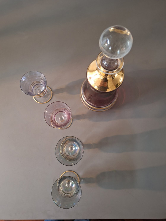 Image 1 of Set Wandgläser Karaffe mit 4 Gläsern