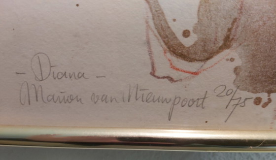 Image 1 of Diana und der Falke von Marion Van Nieuwpoort