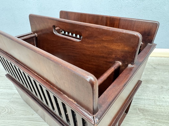 Image 1 of Vintage Mahagoni Holz Leseständer