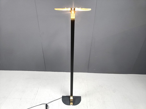 Image 1 of Stehlampe aus Muranoglas, 1980er Jahre