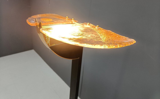 Image 1 of Stehlampe aus Muranoglas, 1980er Jahre