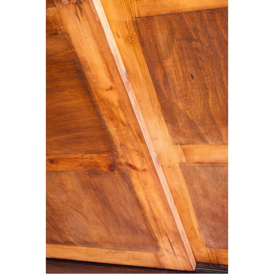 Image 1 of Vintage Kieferholzschrank mit Schiebetüren, Frankreich 1940