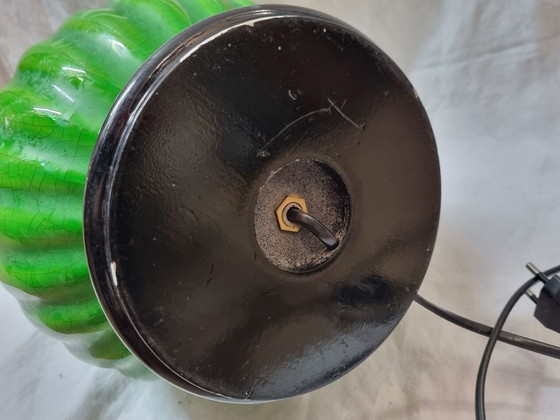 Image 1 of Vintage Emaille-Keramiklampe von 1970