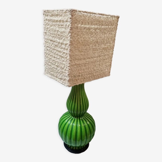 Image 1 of Vintage Emaille-Keramiklampe von 1970