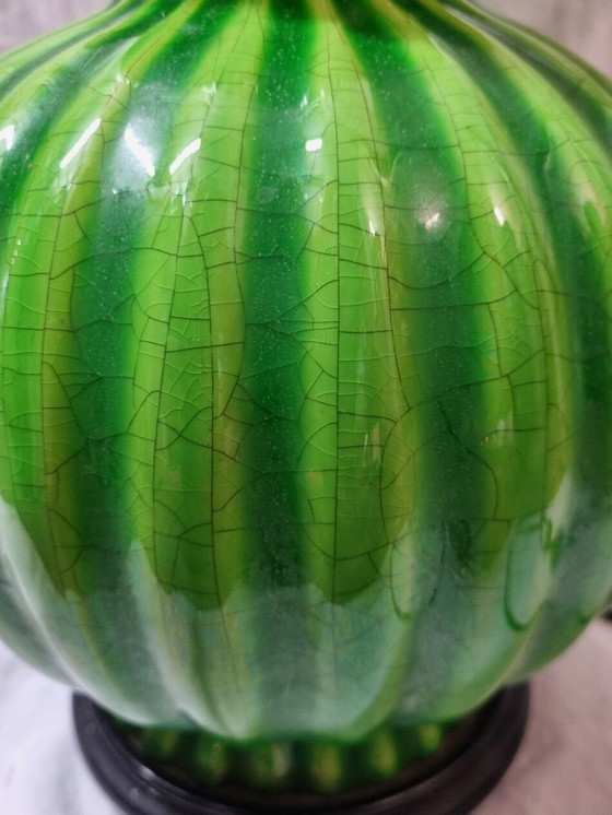 Image 1 of Vintage Emaille-Keramiklampe von 1970