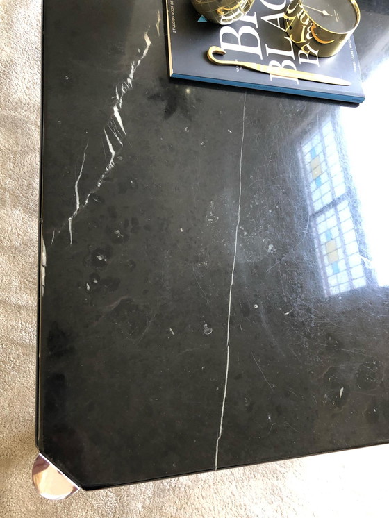 Image 1 of Couchtisch aus schwarzem Marmor rechteckig