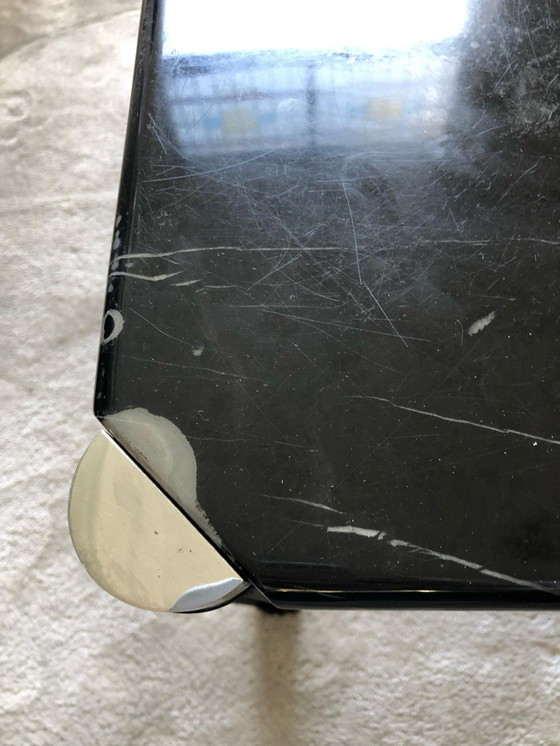 Image 1 of Couchtisch aus schwarzem Marmor rechteckig