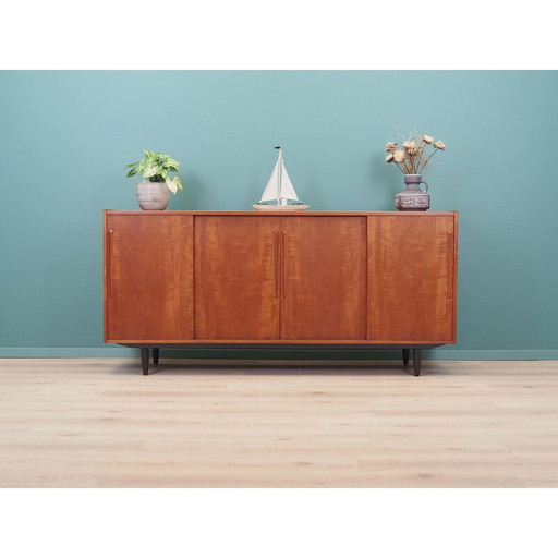 Sideboard aus Teakholz, Dänemark 1960er Jahre