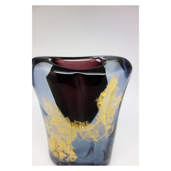 Image 1 of Vase Sommerso aus Glas, Alfredo BARBINI - 1960er Jahre