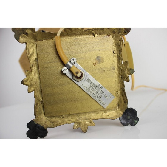 Image 1 of Mid Century polierte Tischlampe, Polen 1960er Jahre