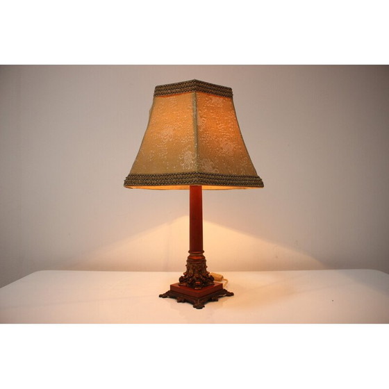 Image 1 of Mid Century polierte Tischlampe, Polen 1960er Jahre