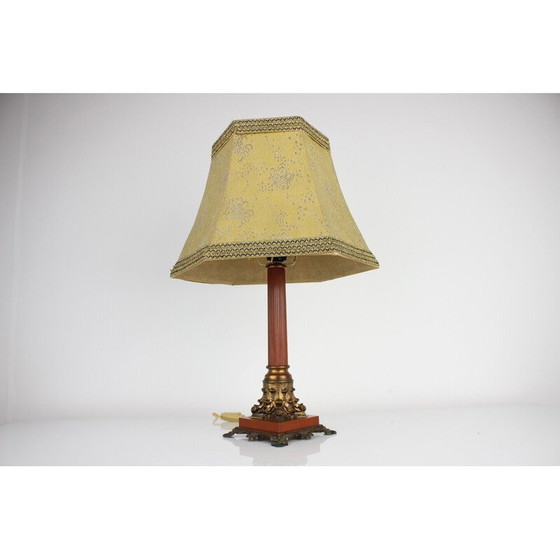 Image 1 of Mid Century polierte Tischlampe, Polen 1960er Jahre