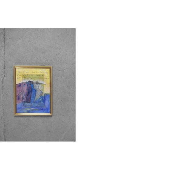 Image 1 of Farblithographie einer Komposition von Kristin Dorfhuber, 1980