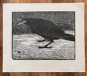 Jan Mankes 1889-1920 / Original Holzschnitt Schreiende Krähe 1918