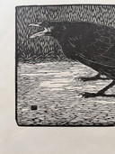 Jan Mankes 1889-1920 / Original Holzschnitt Schreiende Krähe 1918
