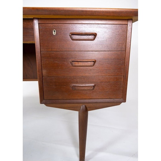 Image 1 of Vintage Teakholz Schreibtisch, Dänisch 1960er