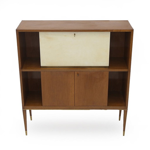 Sideboard mit Barschrank, 1950er Jahre