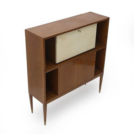 Image 1 of Sideboard mit Barschrank, 1950er Jahre