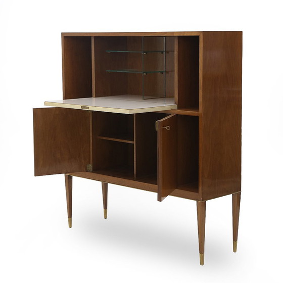 Image 1 of Sideboard mit Barschrank, 1950er Jahre