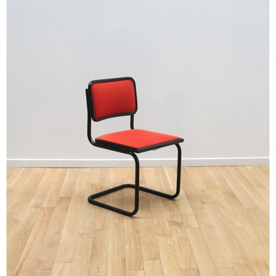 Image 1 of Vintage Cesca Stuhl aus schwarz gebeiztem Holz und Stoff