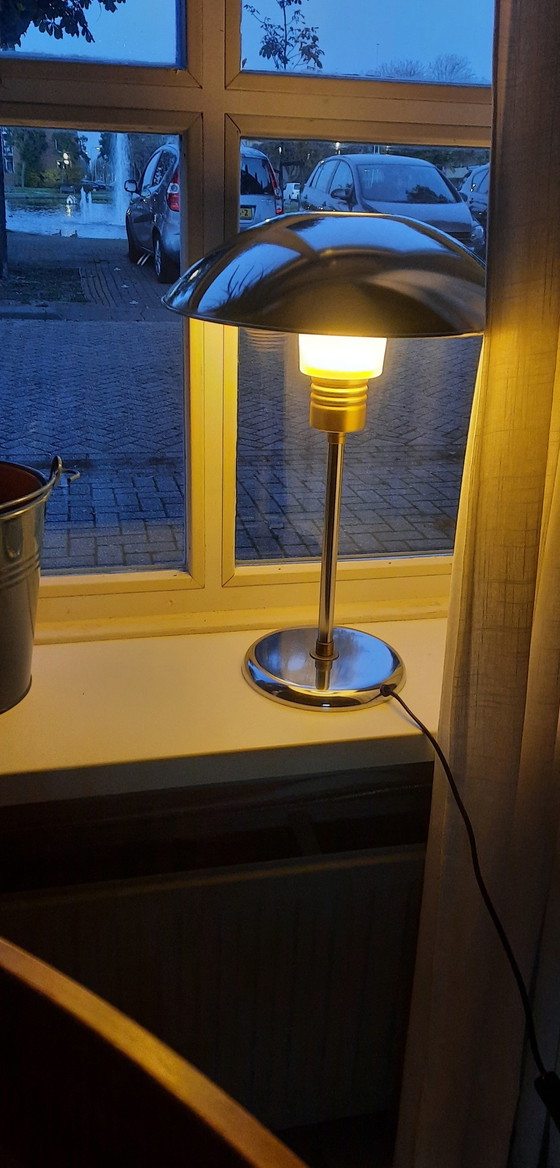 Image 1 of Wunderschöne 'Ufo' Ikea Tischlampe im Bauhaus-Stil '80er Jahre