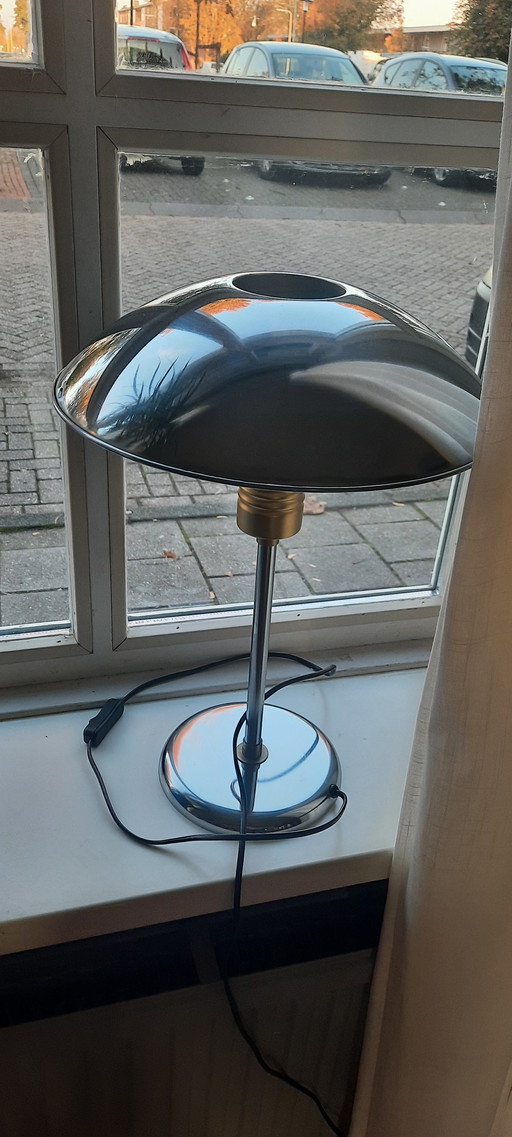 Wunderschöne 'Ufo' Ikea Tischlampe im Bauhaus-Stil '80er Jahre