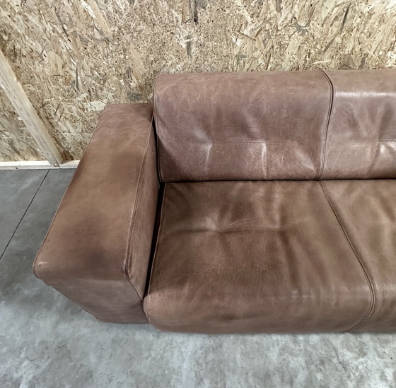 Image 1 of Molinari Leder 2 1/2-Sitzer Sofa.