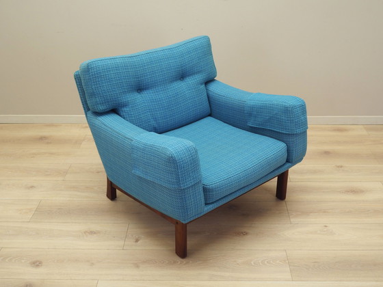 Image 1 of Blauer Sessel, Dänisches Design, 1960er Jahre, Produktion: Dänemark