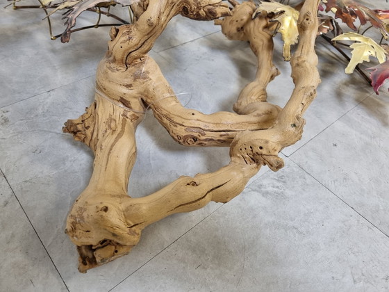 Image 1 of Wandmontierte Blattmetallskulptur, 1970er Jahre