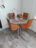 4x Moderne 70er Jahre Esszimmerstühle