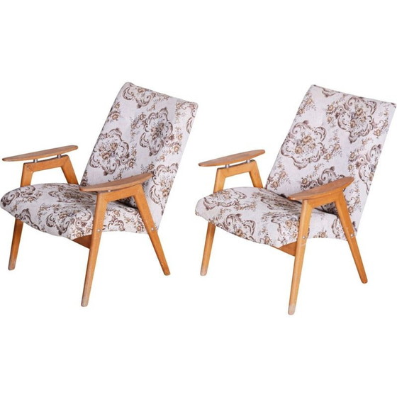 Image 1 of Paar Vintage-Sessel von Jan Šmídek, Tschechisch 1950