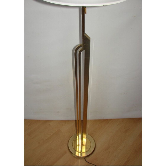 Image 1 of Art deco Stehlampe aus Messing und Metall, 1960er Jahre