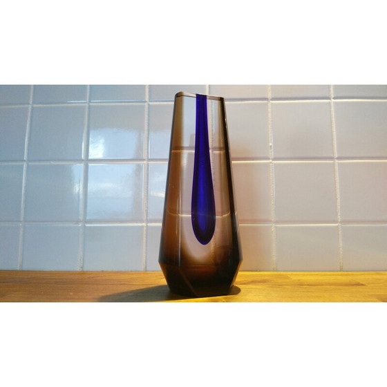 Image 1 of Vintage-Vase aus Glas von Pavel Hlava - 1970er Jahre