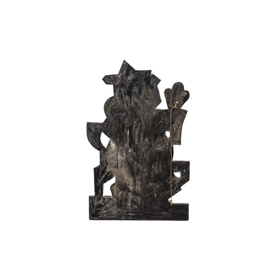 Image 1 of Dekorative Bleiplatte von Roger Capron, 1960