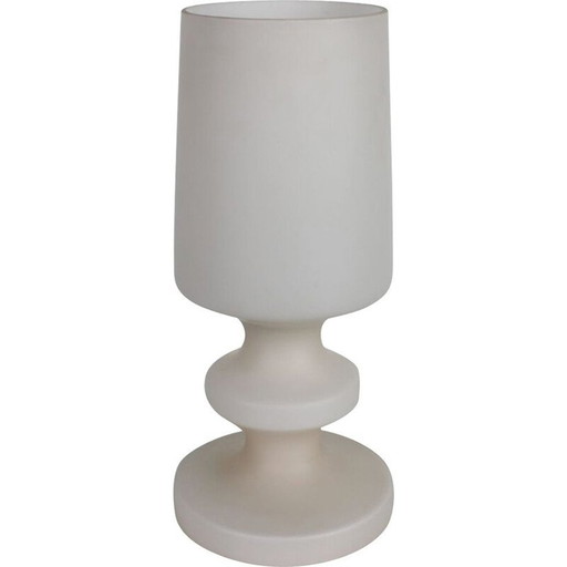 Vintage Glas-Tischlampe von Osvětlovací sklo Valašské Meziříčí, Tschechoslowakei 1970